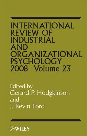 Hodgkinson: Int Review of Ind and Org Psych 2008 V23