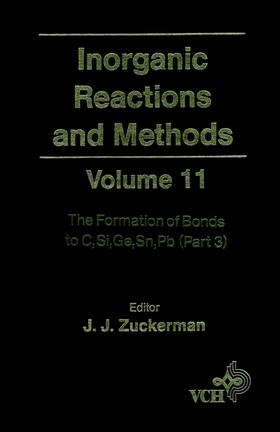 Inorganic Reactions and Methods, the Formation of Bonds to C, Si, Ge, Sn, PB (Part 3)