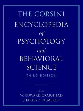 The Corsini Encyclopedia of Psychology and Behavioral Science, 4 Volume Set