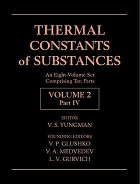 Thermal Constants of Substances, 8 Volume Set