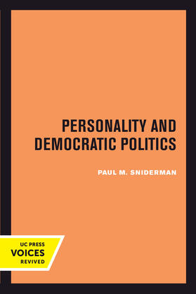 Personality and Democratic Politics