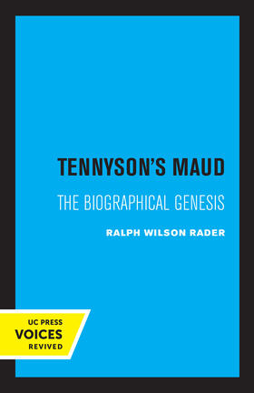 Rader, R: Tennyson's Maud
