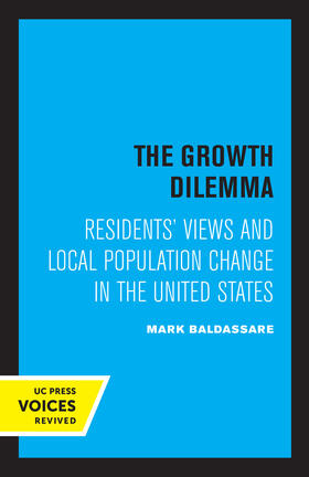 Baldassare, M: The Growth Dilemma