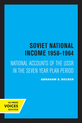 Becker, A: Soviet National Income 1958-1964
