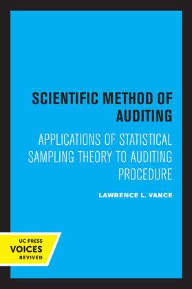 Vance, L: Scientific Method for Auditing