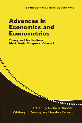 Advances in Economics and Econometrics