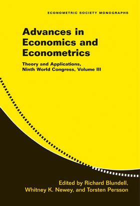 Advances in Economics and Econometrics