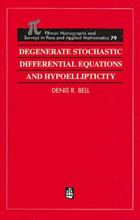 Degenerate Stochastic Differential Equations and Hypoellipticity