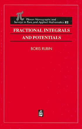 Fractional Integrals and Potentials