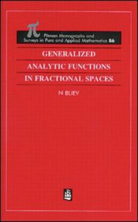 Generalized Analytic Functions in Fractional Spaces