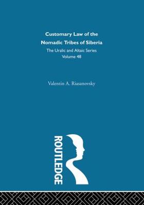 Customary Law of the Nomadic Tribes of Siberia