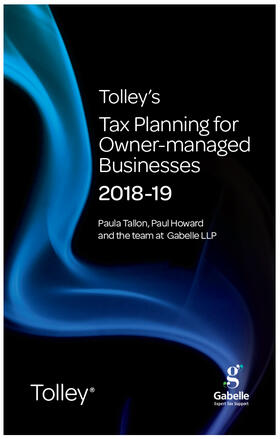 Tolley's Tax Planning for Owner-Managed Businesses 2018-19