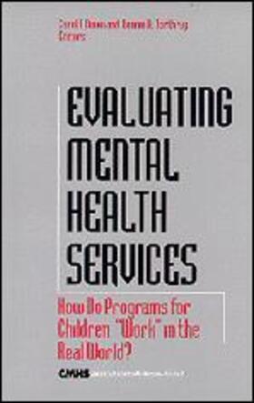 Evaluating Mental Health Services