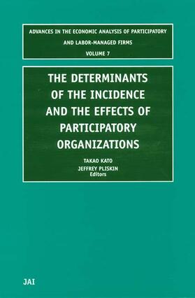 Determinants of the Incidence and the Effects of Participatory Organizations