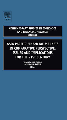Asia Pacific Financial Markets in Comparative Perspective