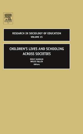 Children's Lives and Schooling across Societies