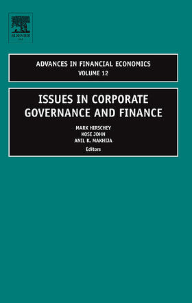 Issues in Corporate Governance and Finance