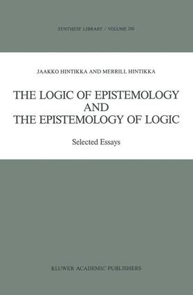 The Logic of Epistemology and the Epistemology of Logic