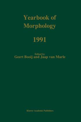 Yearbook of Morphology 1991