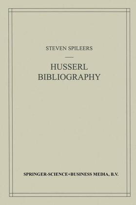 Edmund Husserl Bibliography