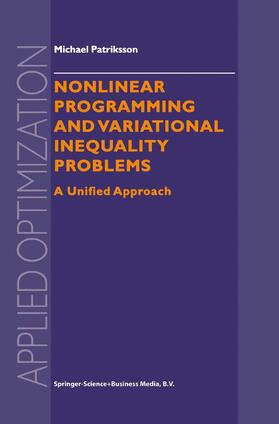 Nonlinear Programming and Variational Inequality Problems