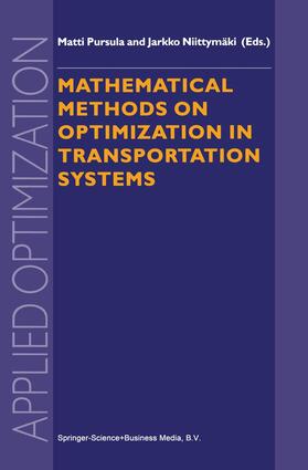 Mathematical Methods on Optimization in Transportation Systems