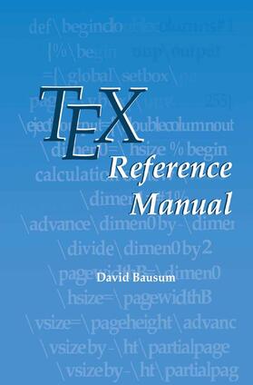 Tex Reference Manual
