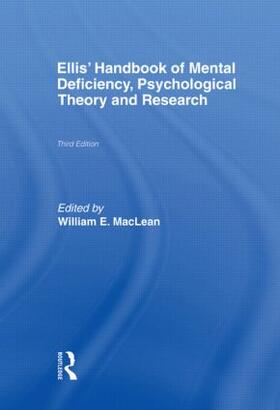 Ellis' Handbook of Mental Deficiency, Psychological Theory and Research