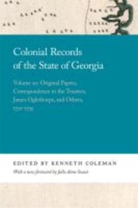 Colonial Records of the State of Georgia