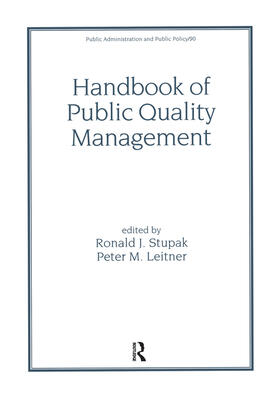 Handbook of Public Quality Management