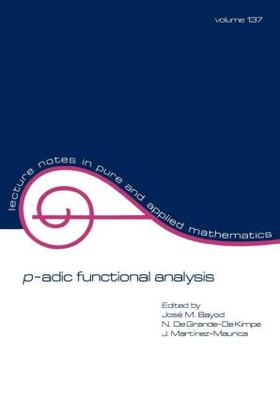 P-Adic Function Analysis