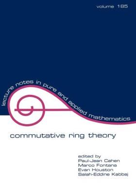 Commutative Ring Theory