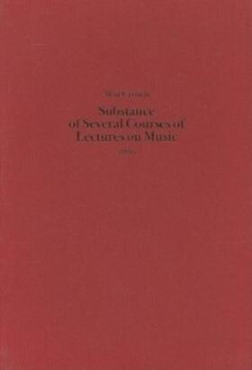 Substance of Several Courses of Lectures on Music (1831)