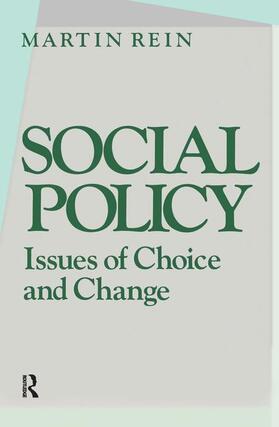 Social Policy: Issues of Choice and Change