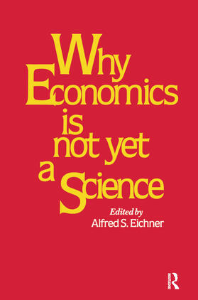 Why Economics is Not Yet a Science