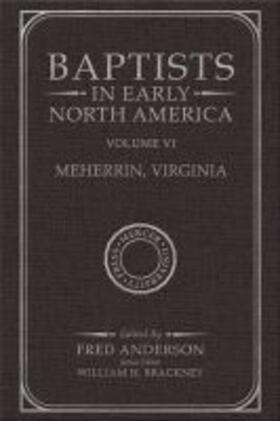 Baptists in Early North Amer-M
