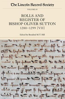 The Rolls and Register of Bishop Oliver Sutton 1280-1299 (VII)