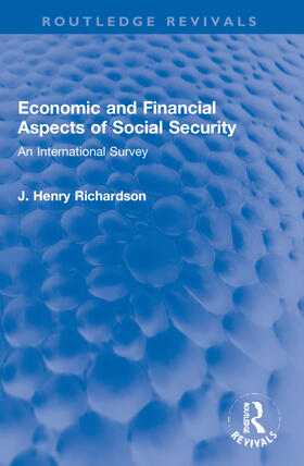 Economic and Financial Aspects of Social Security