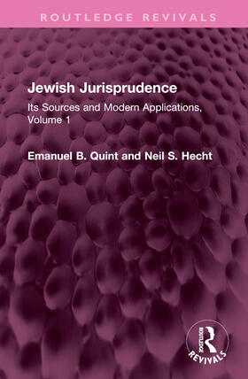 Quint, E: Jewish Jurisprudence