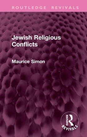 Simon, M: Jewish Religious Conflicts