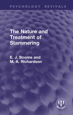The Nature and Treatment of Stammering