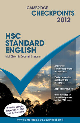 Cambridge Checkpoints Hsc Standard English 2012