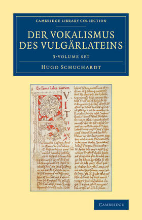 Der Vokalismus Des Vulgarlateins 3 Volume Set