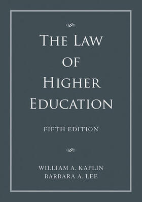 The Law of Higher Education