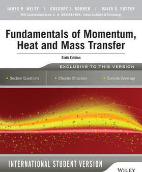Welty, J: Fundamentals of Momentum, Heat and Mass Transfer,