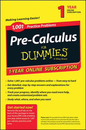 1001 PRECALCULUS PRACTICE PROBLEMS FOR D