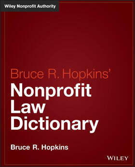 Hopkins' Nonprofit Law Dictionary