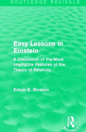 Routledge Revivals: Easy Lessons in Einstein (1922)