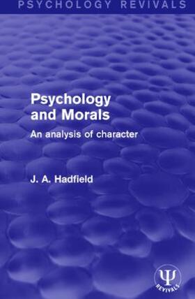 Psychology and Morals