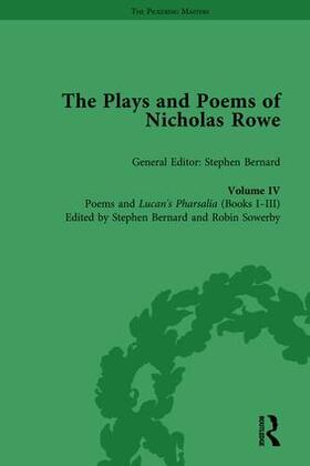 The Plays and Poems of Nicholas Rowe, Volume IV